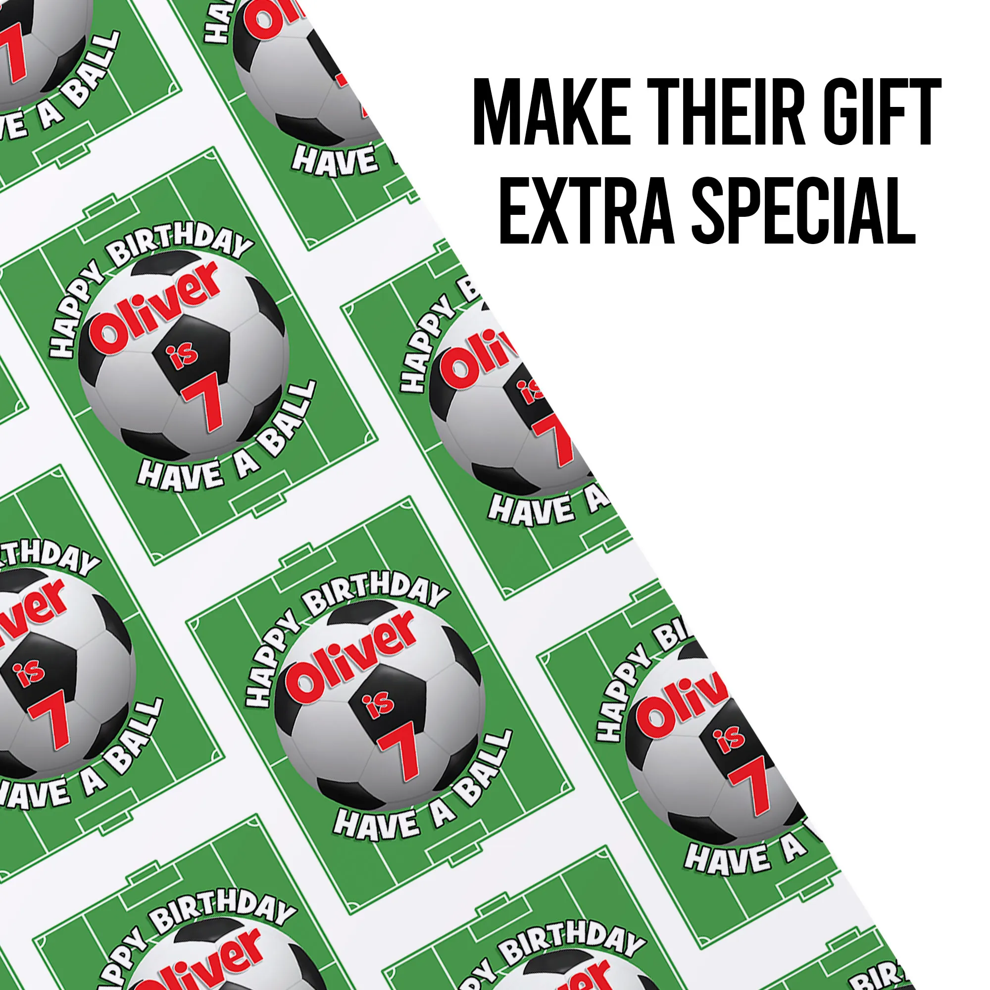Football Pitch Wrapping Paper image 1